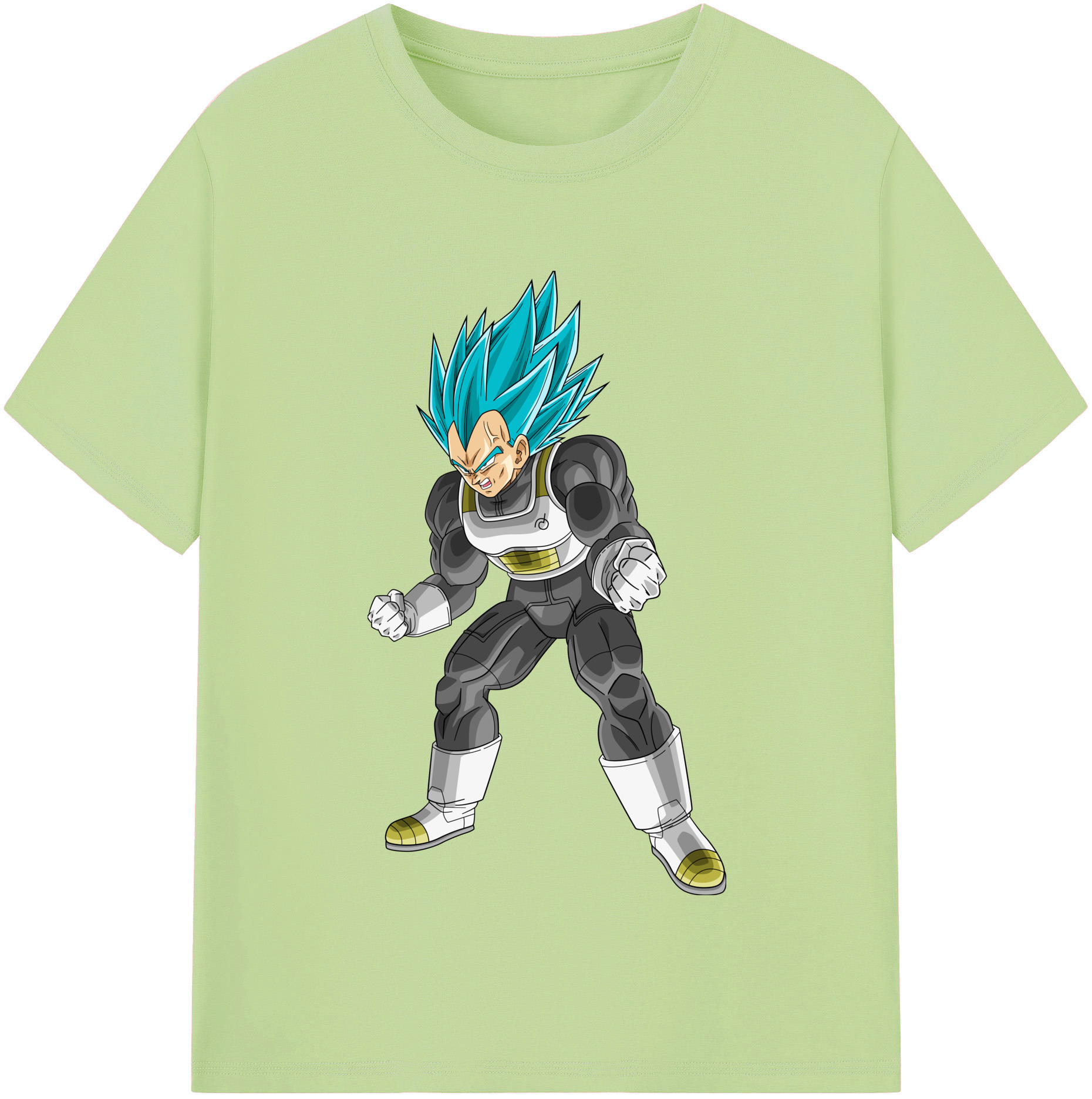 （画像用） ドラゴンボール ベジータ四世（Bejīta Yonsei）DRAGON BALL Vegeta IV 綿100％半袖Tシャツ（フロントプリント）